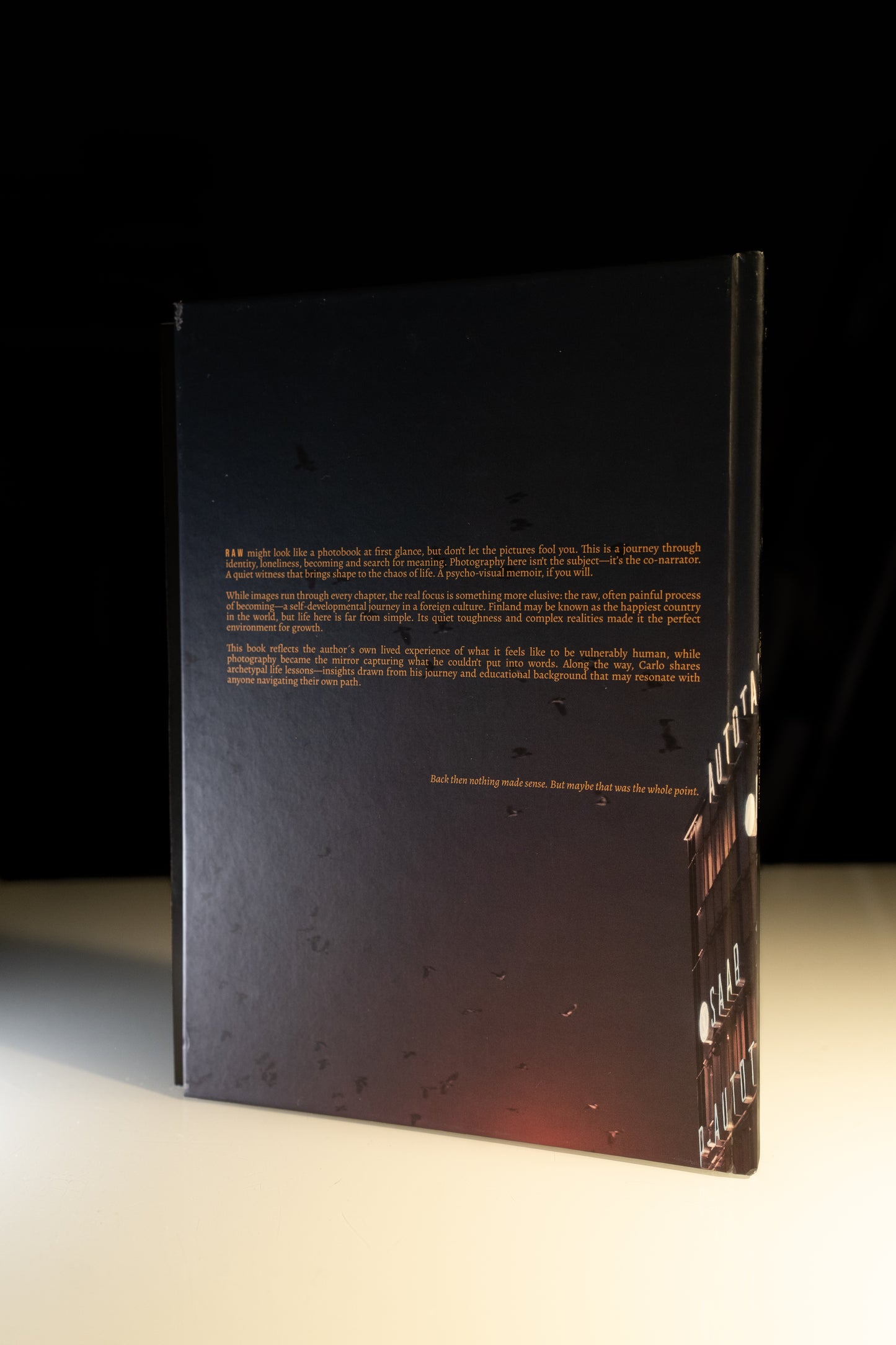 5. Photobook RAW — My Life Journey Through the Finnish Darkness (Hardcover) - Free delivery on orders over €120
